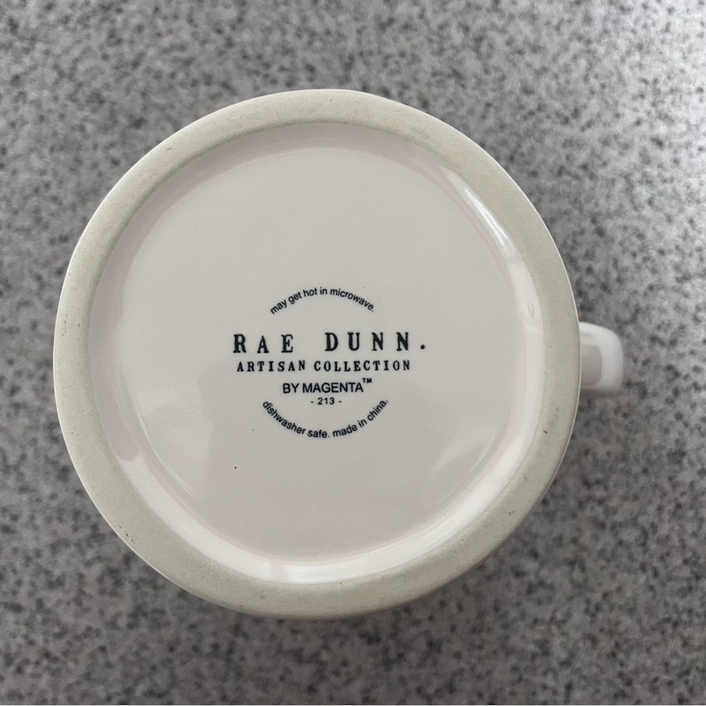 Rae Dunn Black and White Beer Mugs Trio - Picture 7 of 16